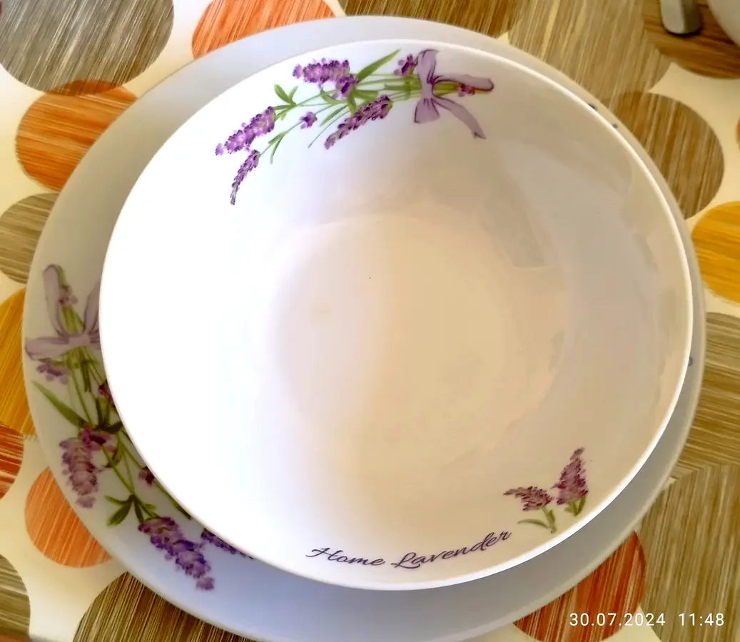 Lawendowy Dom talerze